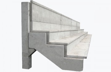 Artefatos de Concreto - Arquibancadas - Lajes Patagonia 
