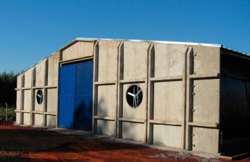 pré-moldado, estrutura de concreto, estrutura metálica, aviário, galpão