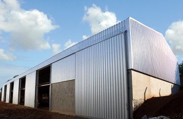pré-moldado, estrutura de concreto, estrutura metálica, aviário, galpão