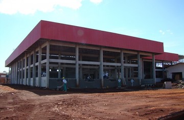 pré-moldado, estrutura de concreto, estrutura metálica, aviário, galpão