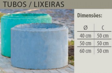 tubos de concreto simples e armados